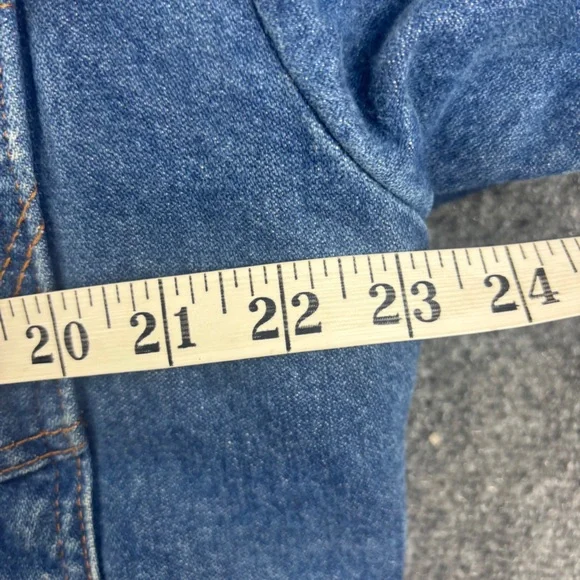 WRANGLER Men’s Denim Sherpa Jean Jacket size: Medium - Picture 9 of 11